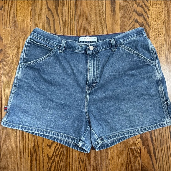 Tommy Hilfiger Pants - Tommy Hilfiger Vintage‎ Carpenter Denim Shorts Size 16